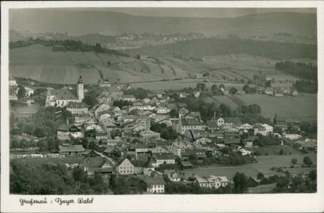 Alte Ansichtskarte Grafenau, Luftbild