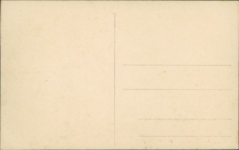 Adressseite der Ansichtskarte Saarlouis, Plan von Saarlouis im Jahre 1710, Geburtshaus von Marschall Ney 1769