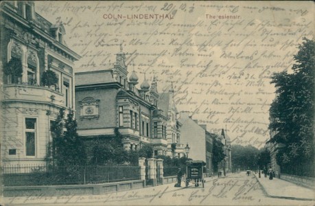 Alte Ansichtskarte Köln-Lindenthal, Theresienstr.