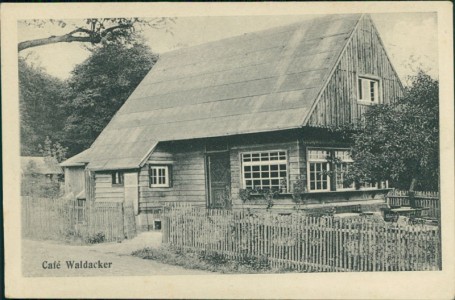 Alte Ansichtskarte Wiesbaden-Sonnenberg, Café Waldacker