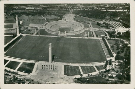 Alte Ansichtskarte Gesamtansicht Reichssportfeld, 