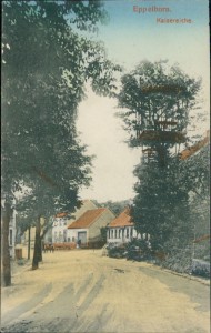Alte Ansichtskarte Eppelborn, Kaisereiche (BESCHNITTEN)