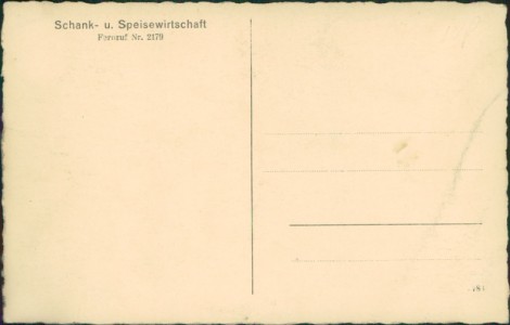 Adressseite der Ansichtskarte Wismar, Turn- u. Spielverein Wismar 1860