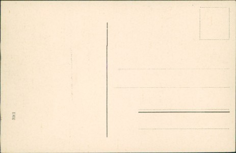 Adressseite der Ansichtskarte Metz, Generalkommando XVI. A.-C., Hôtel du Général Commandant du 16e Corps