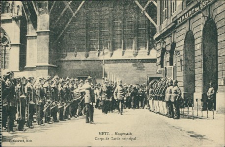 Alte Ansichtskarte Metz, Hauptwache, Corps de Garde principal