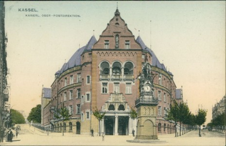 Alte Ansichtskarte Kassel, Kaiserl. Ober-Postdirektion