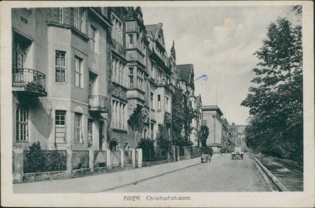 Alte Ansichtskarte Trier, Christophstrasse