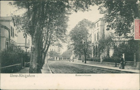 Alte Ansichtskarte Unna-Königsborn, Kaiserstrasse