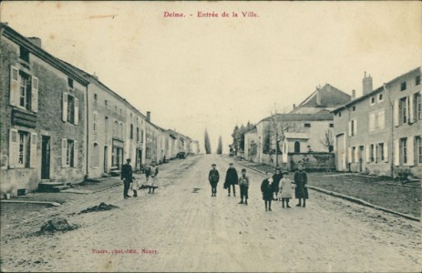 Alte Ansichtskarte Delme, Entrée de la Ville