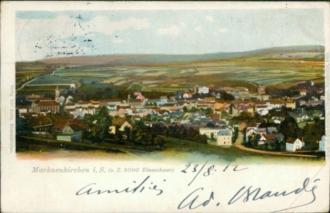 Alte Ansichtskarte Markneukirchen, Gesamtansicht
