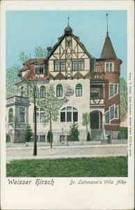 Alte Ansichtskarte Dresden-Weißer Hirsch, Dr. Lahmann's Villa Alke