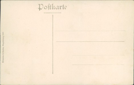 Adressseite der Ansichtskarte Ansbach, Reuter Vorstadt, Schiller-Strasse