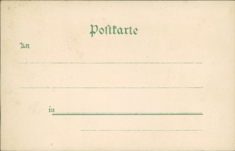 Adressseite der Ansichtskarte Verden (Aller), Dom, Gesamtansicht, Rathaus mit Jobs-Kirche, Seminar, Gymnasium