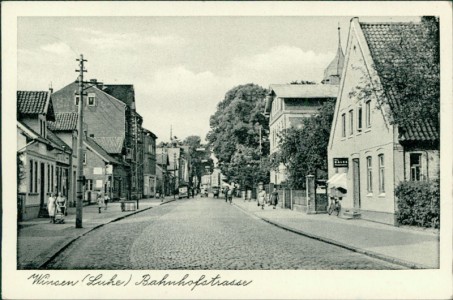 Alte Ansichtskarte Winsen (Luhe), Bahnhofstrasse