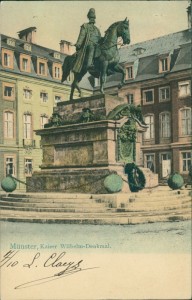 Alte Ansichtskarte Münster, Kaiser Wilhelm-Denkmal