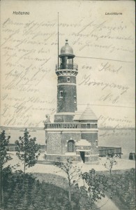 Alte Ansichtskarte Holtenau (Kiel), Leuchtturm