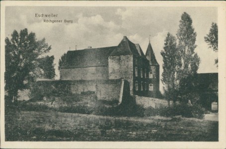 Alte Ansichtskarte Eschweiler, Röthgener Burg