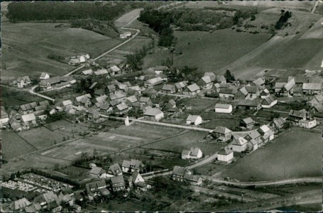 Alte Ansichtskarte Lödingsen, Luftbild