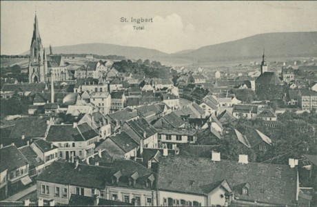 Alte Ansichtskarte St. Ingbert, Total