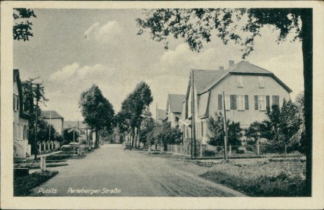 Alte Ansichtskarte Putlitz-Berge, Perleberger Straße