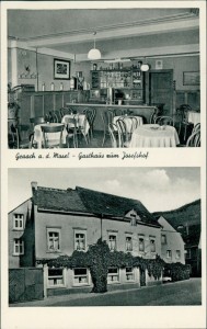 Alte Ansichtskarte Graach, Gasthaus zum Josefshof