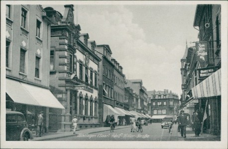 Alte Ansichtskarte Völklingen, Adolf-Hitler-Straße