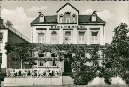 Alte Ansichtskarte Kamp-Bornhofen (Loreley), Hotel-Pension Marienau