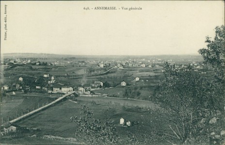Alte Ansichtskarte Annemasse, Vue générale