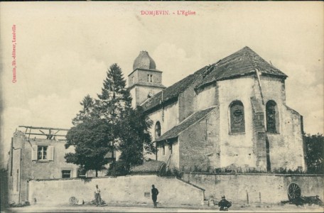 Alte Ansichtskarte Domjevin, L'Eglise