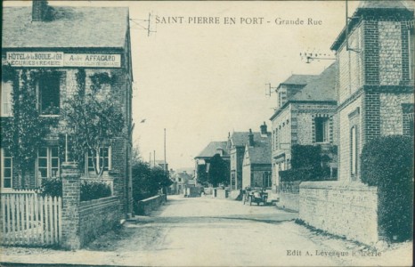 Alte Ansichtskarte Saint-Pierre-en-Port, Grande Rue
