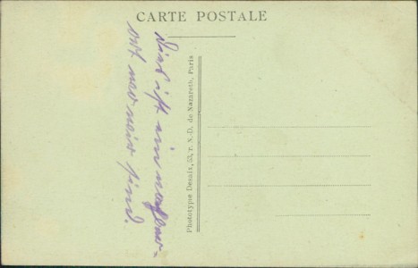 Adressseite der Ansichtskarte Saint-Pierre-en-Port, Grande Rue