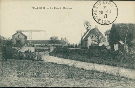 Alte Ansichtskarte Warhem, Le Pont à Moutons