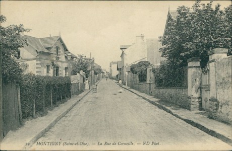 Alte Ansichtskarte Montigny-lès-Cormeilles, La Rue de Corneille