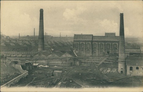 Alte Ansichtskarte Denain, La Fosse Renard et Cité Lechatellier