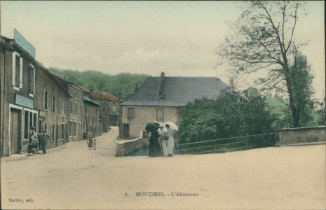 Alte Ansichtskarte Moutiers, L'Abreuvoir