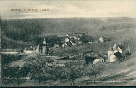 Alte Ansichtskarte Bagneux b. Mossain (Aisne), Total