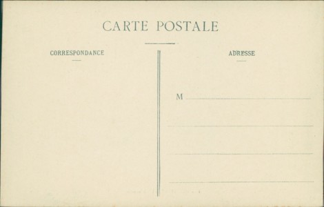 Adressseite der Ansichtskarte Moutiers, L'Abreuvoir