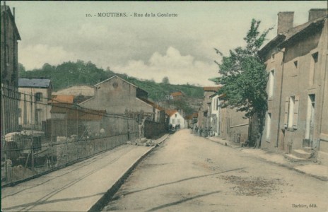Alte Ansichtskarte Moutiers, Rue de la Goulotte