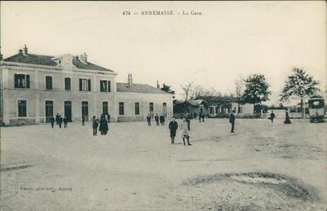 Alte Ansichtskarte Annemasse, La Gare