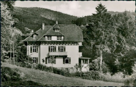 Alte Ansichtskarte Freiburg im Breisgau, Haus Riedberg, Günterstal