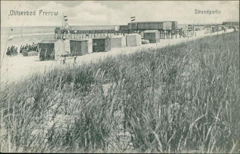 Alte Ansichtskarte Prerow (Darß/Fischland), Strandpartie