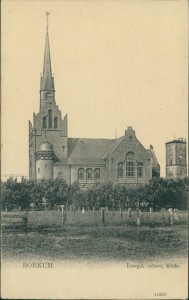 Alte Ansichtskarte Borkum, Evangel. reform. Kirche