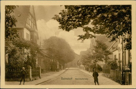 Alte Ansichtskarte Barnstorf, Bahnhofstraße