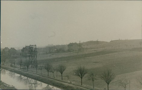 Alte Ansichtskarte Heming / Héming, Cimenterie / Zementwerk, Seilbahn, véritable photo