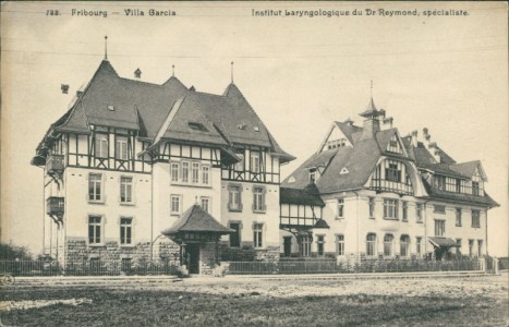 Alte Ansichtskarte Fribourg / Freiburg, Villa Garcia
