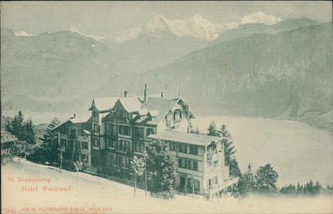Alte Ansichtskarte Beatenberg, Hotel Waldrand