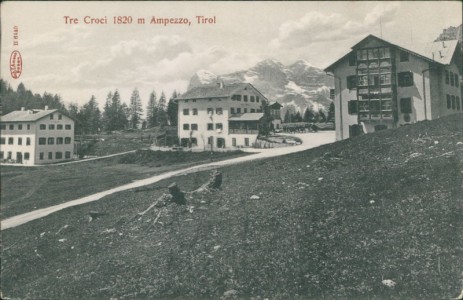 Alte Ansichtskarte Belluno, Tre Croci 1820 m Ampezzo