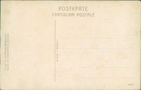 Adressseite der Ansichtskarte Belluno, Tre Croci 1820 m Ampezzo