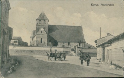Alte Ansichtskarte Époye, Kirche / église