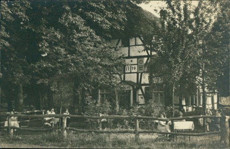 Alte Ansichtskarte Essen-Werden, Gaststätte "Alte Burg"